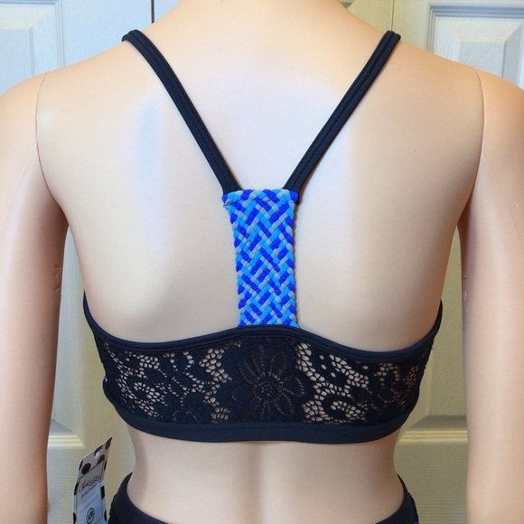 Oh La La Dancewear Womens Next Level Blue Bra Top & Brief Dance Set Size AM - Picture 4 of 16
